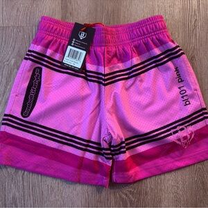 Baseball Lifestyle 101 Youth Medium Pink Crayon Shorts NWT New